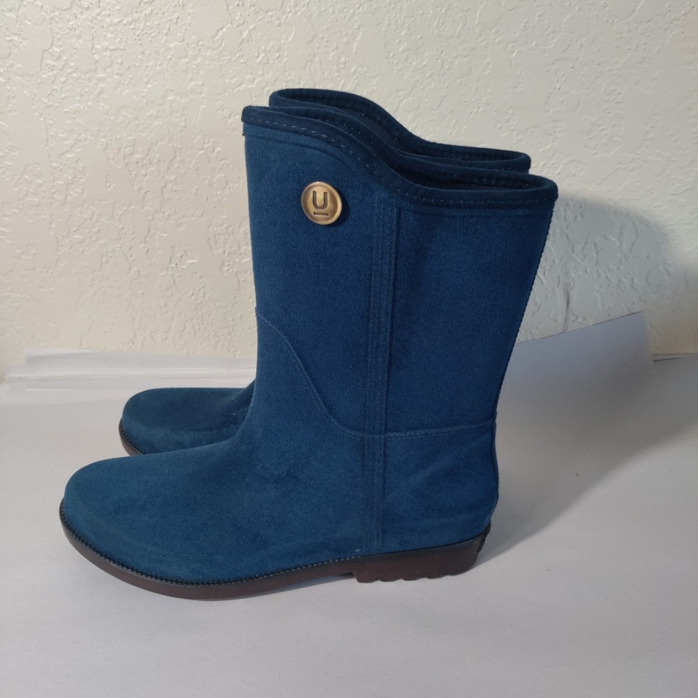 Women's Ulan‎ Rainy Steps Loralee Boots / Blue Size 9